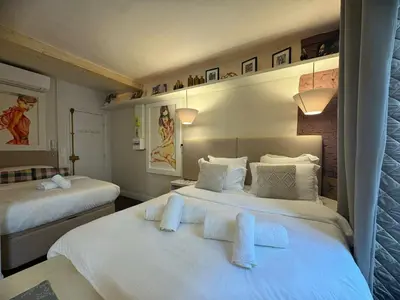 Un ou plusieurs lits dans un hébergement de l'établissement Marais-Studio, rue Simon le Franc - 3 places