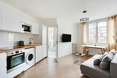 Cuisine ou kitchenette dans l'établissement Modern and new flat - Paris 12th - near le Marais and Bois de Vincennes