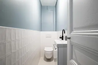 Salle de bains dans l'établissement Pick A Flat's Apartment near Moulin Rouge - Rue Fontaine