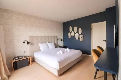 Un ou plusieurs lits dans un hébergement de l'établissement LuxuriousFlat#VictorHugo#Trocadero#ViewEffeilTower