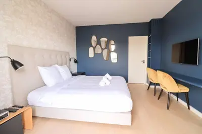Un ou plusieurs lits dans un hébergement de l'établissement LuxuriousFlat#VictorHugo#Trocadero#ViewEffeilTower