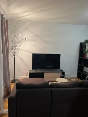 Télévision ou salle de divertissement dans l'établissement Bel appart de 45m2 à courbevoie