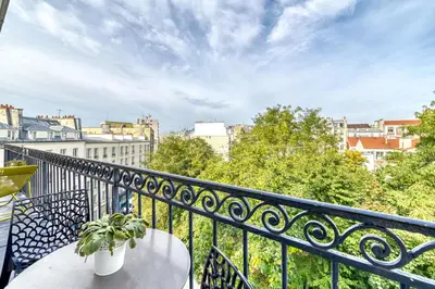 Balcon ou terrasse dans l'établissement Stunning Apartment 2br + balcony + nice view