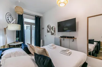 Un ou plusieurs lits dans un hébergement de l'établissement MBA Splendide Appart - Parmentier - Paris - Proche Bastille