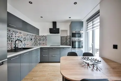 Cuisine ou kitchenette dans l'établissement Lovely apartment for 6, Subway at 160m !