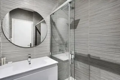 Salle de bains dans l'établissement Appartement spacieux et lumineux à Montorgueil