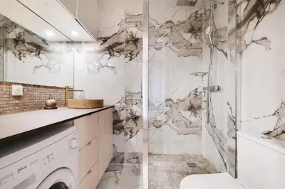 Salle de bains dans l'établissement le bon plan