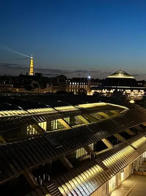 Plan de l'établissement Studio « lescostreet » Les Halles : vue Tour Eiffel