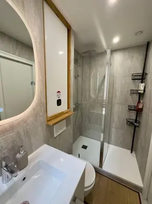 Salle de bains dans l'établissement Appartement charmant - Batignolles/Montmartre