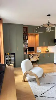 Cuisine ou kitchenette dans l'établissement Appartement charmant - Batignolles/Montmartre
