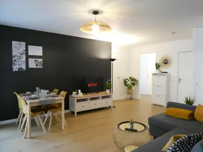Cuisine ou kitchenette dans l'établissement Clichy-Levallois Bords de Seine