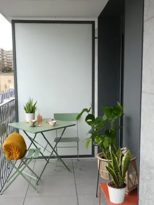 Balcon ou terrasse dans l'établissement Clichy-Levallois Bords de Seine