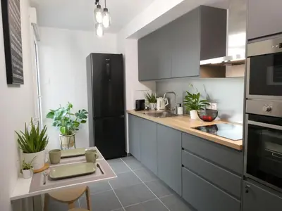 Cuisine ou kitchenette dans l'établissement Clichy-Levallois Bords de Seine