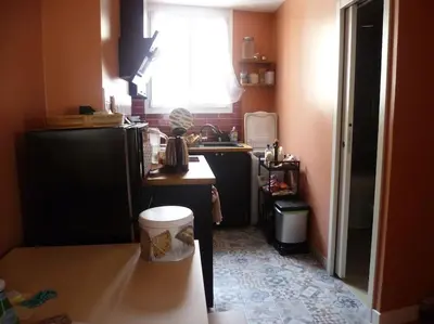 Cuisine ou kitchenette dans l'établissement Cocon cosy & calme / Montmartre