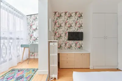 Télévision ou salle de divertissement dans l'établissement Rent a Room apartments - Degas