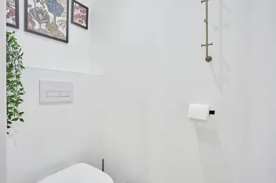 Salle de bains dans l'établissement Rent a Room apartments - Degas