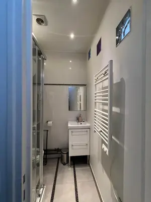 Salle de bains dans l'établissement Central location near the Sacré-Coeur