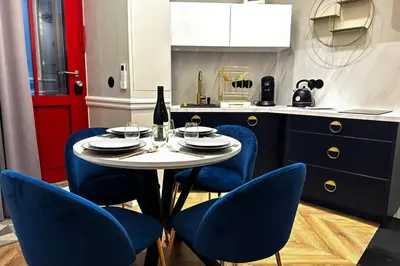 Cuisine ou kitchenette dans l'établissement Palais Royal - Chez Lucas