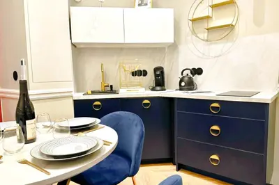 Cuisine ou kitchenette dans l'établissement Palais Royal - Chez Lucas