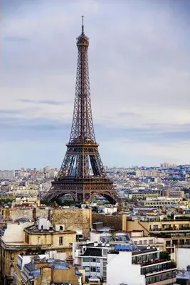 Vue générale sur Paris ou vue de la ville depuis l'appartement