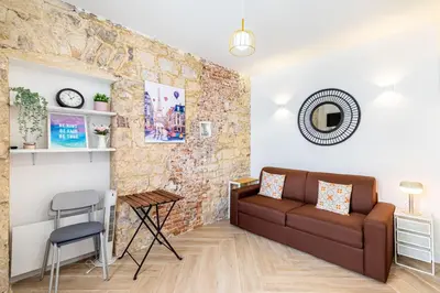 Coin salon dans l'établissement GuestReady - Charming Getaway in Le Marais