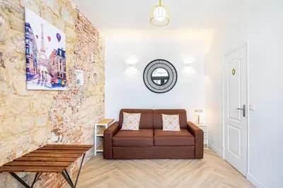 Coin salon dans l'établissement GuestReady - Charming Getaway in Le Marais