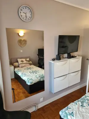 Un ou plusieurs lits dans un hébergement de l'établissement CHAMBRE DE 11 M2 AVEC BALCON