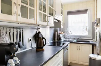 Cuisine ou kitchenette dans l'établissement Le Faidherbe