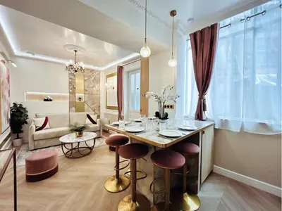 Coin salon dans l'établissement Merveil - Luxury Suite - Marais - Charlot