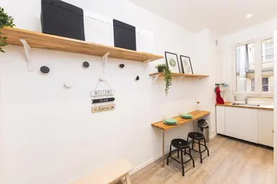 Cuisine ou kitchenette dans l'établissement Le Loft Latin - Heart of Latin Quarter