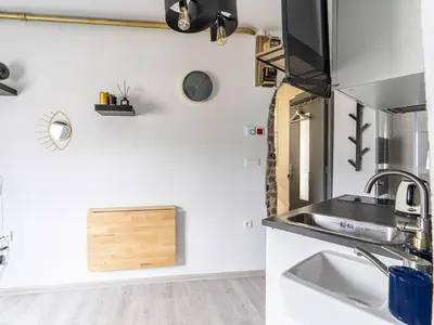 Cuisine ou kitchenette dans l'établissement Paris Dream Apart Nord