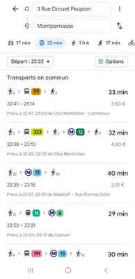 Plan de l'établissement Charment studio proche Paris 15