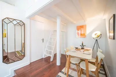 Plan de l'établissement Charming Garden Apartment in Le Marais