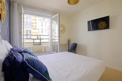Plan de l'établissement Balcony studio near Buttes Chaumont