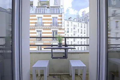 Plan de l'établissement Balcony studio near Buttes Chaumont