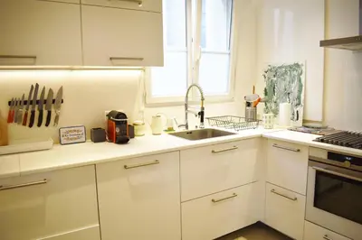 Cuisine ou kitchenette dans l'établissement Artist - Montparnasse