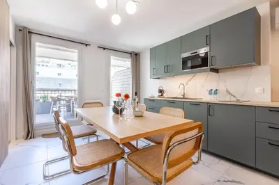 Cuisine ou kitchenette dans l'établissement Sweett - Le Montmartre