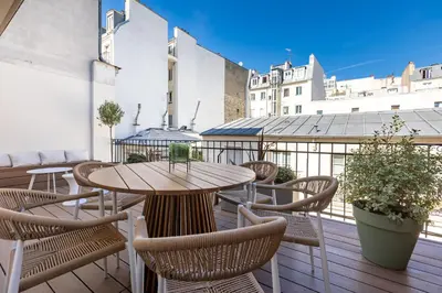 Balcon ou terrasse dans l'établissement Sweett - Le Montmartre