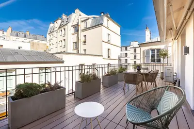 Balcon ou terrasse dans l'établissement Sweett - Le Montmartre
