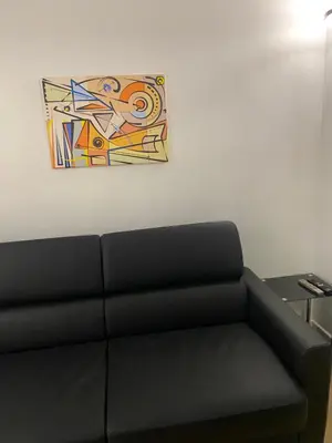Coin salon dans l'établissement joli studio 2/4 personnes