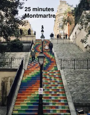 Plan de l'établissement Chambre chez l'habitant Chatillon dans appartement partagé avec d'autres visiteurs et espace journée