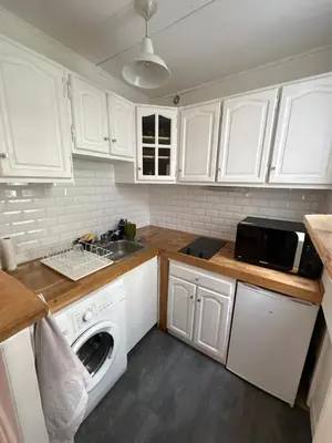 Cuisine ou kitchenette dans l'établissement Studio idéal proche centre Paris