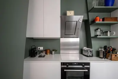 Cuisine ou kitchenette dans l'établissement Legendre - Spacieux appartement à Batignolles