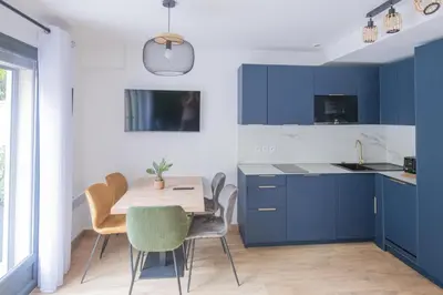 Cuisine ou kitchenette dans l'établissement Le Saint-Germain - Porte d'Orléans - Cité Universitaire Paris 14