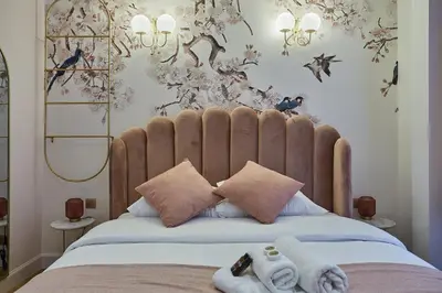 Un ou plusieurs lits dans un hébergement de l'établissement Apartment Saint Germain des Près by Studio prestige