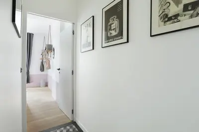 Un ou plusieurs lits dans un hébergement de l'établissement Apartment Saint Germain des Prés by Studio prestige