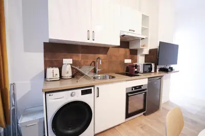 Cuisine ou kitchenette dans l'établissement Studio 4pers#Opera# Musée du Louvre# Place Vendôme#AC