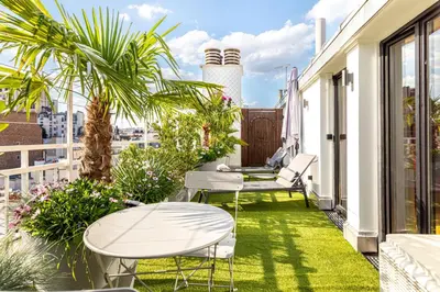 Balcon ou terrasse dans l'établissement GuestReady - Paris Charm with Montmartre View