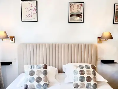 Un ou plusieurs lits dans un hébergement de l'établissement Mondétour Paris centre - Urban flat