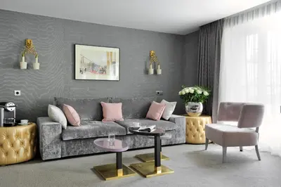 Coin salon dans l'établissement Hôtel Baume